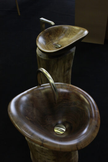 Luksuzni lesen umivalnik na Sejmu Ambient in Dom plus 2023.